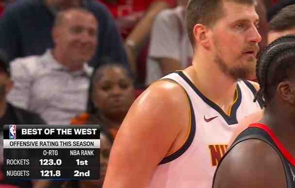 火星撞地球!火箭進攻效率值123聯盟第一 掘金121.8緊隨其后