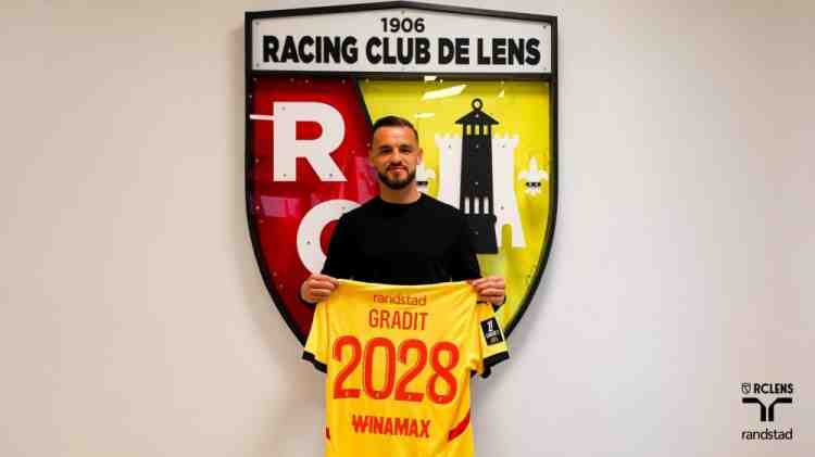 朗斯后衛格拉迪特在訓練時脛骨和腓骨骨折,將接受手術并缺席數月